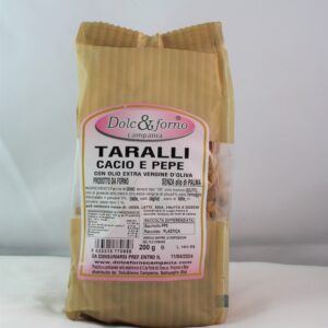 Taralli cacio e pepe gr.200